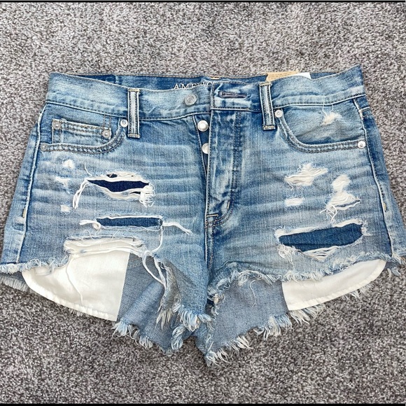 American Eagle Vintage High Rise jean shorts. - Picture 1 of 2